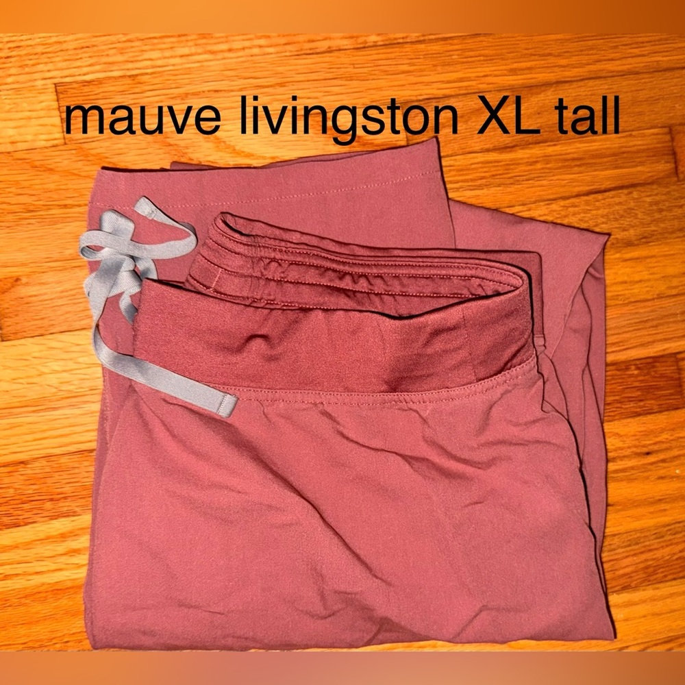 Figs Mauve Livingston XL Tall Pants